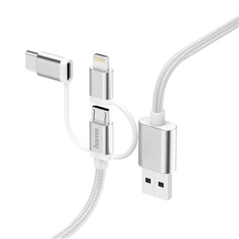 Cabo Usb Hama 00183306 | Branco - 1