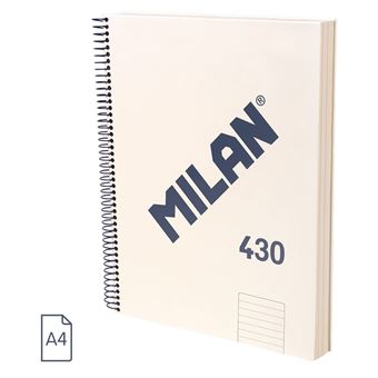 Caderno e Bloco de Notas Milan 57142E120BG | Bege - 1