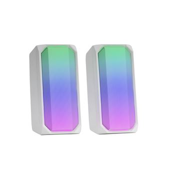 Altifalante Mars Gaming MSRGBW | Branco - 1