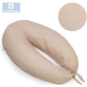 Almofada de Amamentação Cambrass | Luna 80X185X16 cm Céu Bege / Chuva | Bege - 1