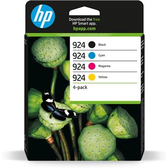 Tinteiro HP Conjunto de 4 Tinteiros 924 Originais CMYK - 1
