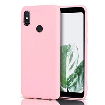Capa de Silicone Líquido Phonecare para Xiaomi Redmi Note 6 / Pro Cor-de-Rosa - 1