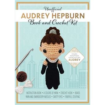 Unofficial Audrey Hepburn Book And Crochet Kit - 1