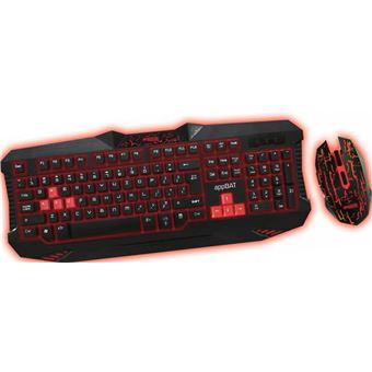 Teclado Gaming com Fios + Rato Approx BAT | Preto - 1