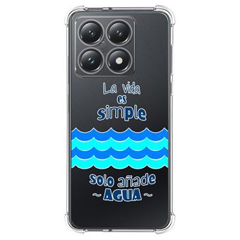 Capa de silicone TUMUNDOSMARTPHONE anti-choque para Xiaomi 14T Pro 5G desenhos de design de água - 1