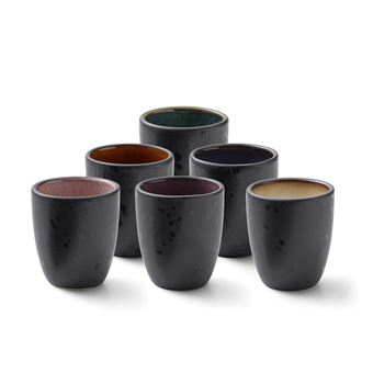 BITZ 821290 Caneca Âmbar, Preto, Azul, Creme, Verde, Rosa, Roxo Expresso 6 peça(s) - 1