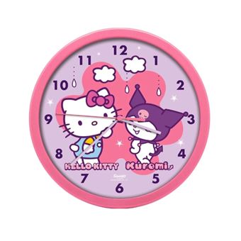 Relógio de Parede Hello Kitty - Sanrio HK50199 | Rosa+ Lilás - 1