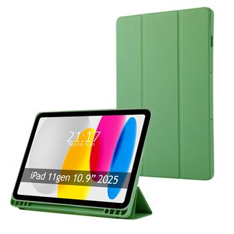 Capa Smart Flip TUMUNDOSMARTPHONE para iPad 11ª geração 10.9 (2025) | Verde - 1