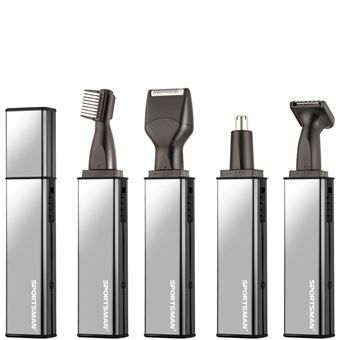 Aparador Elétrico SPORTSMAN SM416 | 4 em 1 Nariz/Cílios/Suas/Barba | Prateado - 1