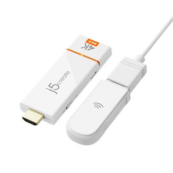 Adaptador de Ecrã sem Fios j5create JVAW76MAX | Branco - 1