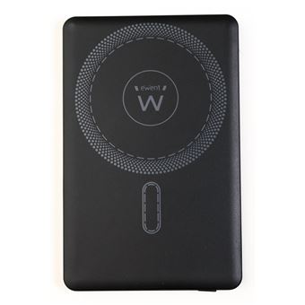 Power Bank Ewent UltraSlim 5000mAh MagSafe PD 22.5W Power Bank | 5000 mAh | Preto - 1