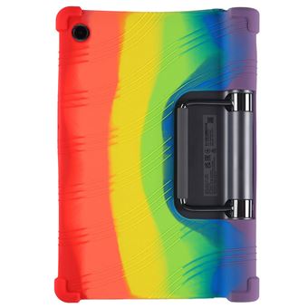 Capa magunivers silicone flexível com suporte dobrável multicor para Lenovo Yoga Tab 11 - 1