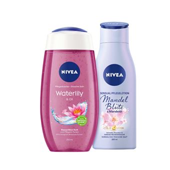 Loção Corporal Nivea GP 'Happy Time Waterlily - Love Care - 1