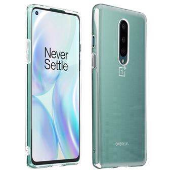 Capa Avizar para OnePlus 8 em silicone ultrafino e leve - transparente - 1