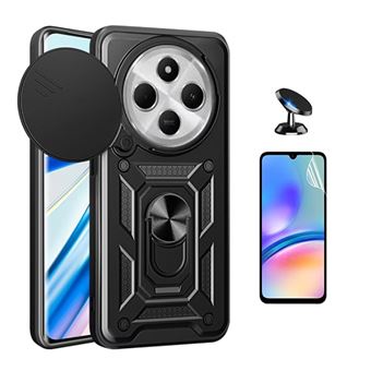 Kit Película Hydrogel Frente + Capa Magnetic Slide Window + Suporte Magnético Phonecare para Xiaomi Redmi 14C | Preto - 1