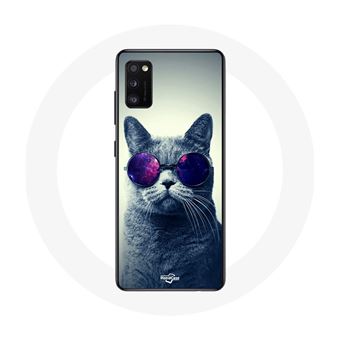 Capa Maniacase para Samsung Galaxy S20 Plus Estilo de Óculos Roxo Gato - 1