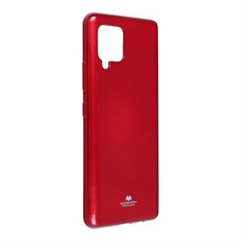 Capa Silicone Mercury Jelly para Galaxy A42 5G -Vermelho - 1