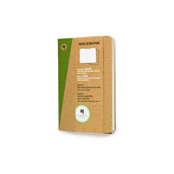 Moleskine Evernote Notizbcher Pa6 2Er-set, Kariert,  Soft Cover, Natur - 1