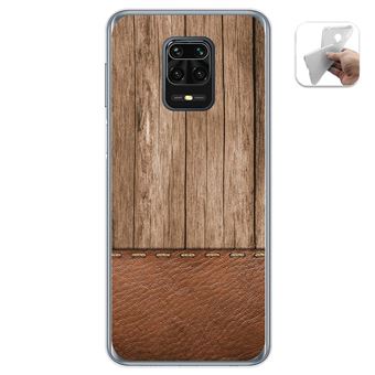 Capa Tumundosmartphone Gel TPU para Xiaomi Redmi Note 9S / Note 9 Pro Wood design 09 desenhos - 1