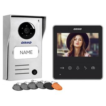 Vídeo Porteiro Orno com LCD e Leitor Rfid| 4.3'' | Cores Leds - 1