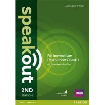 Speakout Pre-Intermediate 2Nd Edition Flexi Students' Book 1 With Myenglishlab Pack - 1