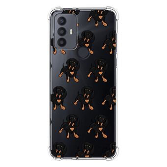 Capa Tumundosmartphone de silicone anti-choque para TCL 30 SE / 30E / 306 4G design Cães 10 desenhos - 1
