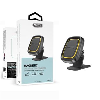 Suporte Telemóvel Magnético Universal para Automóvel Accetel SP125 - Preto - 1