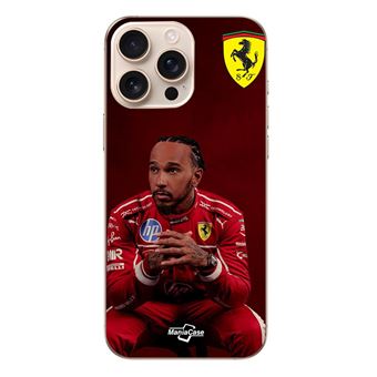 Capa Maniacase para Iphone 16 Pro | Hamilton Scuderia Ferrari papel de parede oficial - 1