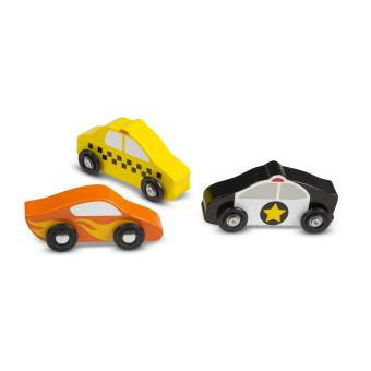 Brinquedo sobre rodas Melissa & Doug Wooden Cars Set - 9 Pieces - 1