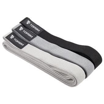 Banda Elástica Longa de Tecido Topgim | Kit 3 - 1