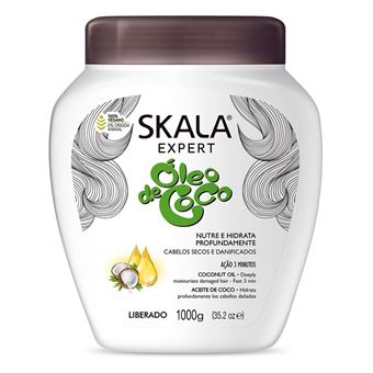 Hair Cream Skala Creme de Tratamento Óleo de Coco 1000g - 1