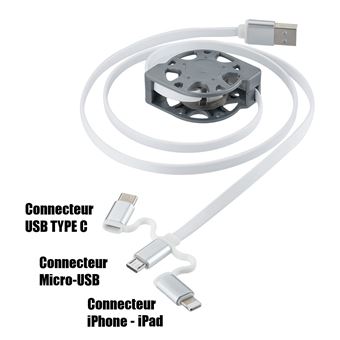 Cabo de carregamento USB Advansia para Huawei Honor 9 Micro USB - USB Tipo  C - Lightning Branco - Cabos Lightning - Compra na Fnac.pt