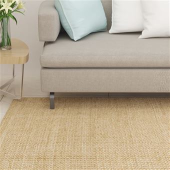 Tapete Sisal Natural vidaXL | 80x100 cm - 1