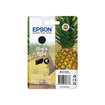 Original Epson 604 Pineapple Singlepack Black Ink - 1