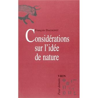 Considérations Sur Lidée De Nature - 1