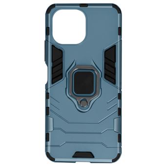Capa Avizar para Xiaomi Mi 11 Lite | Híbrida | Anti-Choque | Anel Metálico com Suporte de Vídeo - Azul - 1