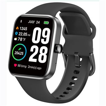 Smartwatch Chronus | Bluetooth | frequência cardíaca | sono | Desportos outdoor | preto - 1
