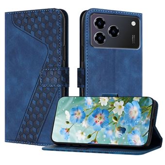 Capa FOXDOCK para ZTE Blade A76 4G com Fecho Magnético | Resistente a Impactos e Quedas | Compartimentos para Cartões | Azul - 1