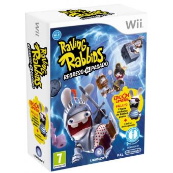 Raving Rabbids Regreso al Pasado + Figura Nintendo Wii - 1