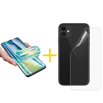 Pack Accetel Película Frente + Película Traseira de Hidrogel para Apple iPhone 14 Pro Max - Transparente - 1