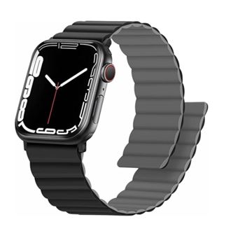Bracelete Swissten Wave Magnetic | para Apple Watch 42-49mm | Preto/Cinza - 1