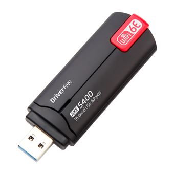 Adaptador USB WiFi SZSMART AXE5400 USB3.0 WIFI6 | AC5400 - 573.5 + 2402 + 2402 Mbps - 1