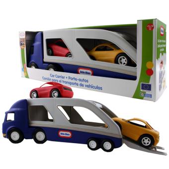 Conjunto Camião e dois Carros Little Tikes Preto e Azul e Vermelho e Branco e Amarelo - 1