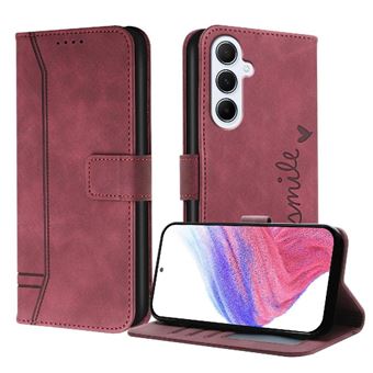Capa ZURSANA para Samsung Galaxy A36 5G | Pele PU | Magnética TPU | À Prova de Choque | Vermelho - 1