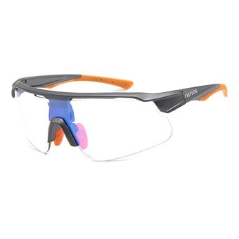 Óculos de Sol com Lentes Fotocromáticas Yeetuor YTCL 2501 C2 | Proteção UV | Cinza/Azul - 1