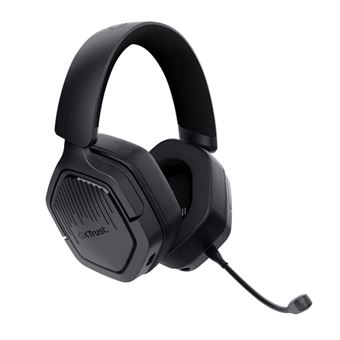 Auscultadores Gaming Trust GXT 493 Carus Preto Auscultadores e
