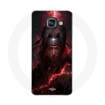 Capa Maniacase para Samsung Galaxy A3 2017 Itachi Uchiwa Anime 3D Fanart - 1