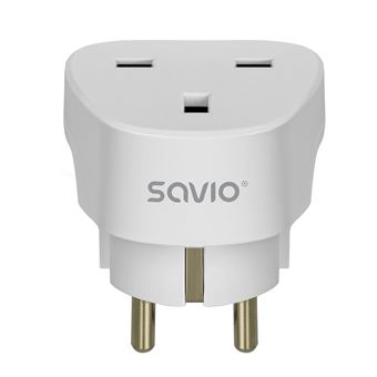Adaptador e Transformador Savio AP-02 | Branco - 1