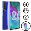 Capa de Silicone Avizar para Honor 20 e Huawei Nova 5T| 360º | Policarbonato | Transparente