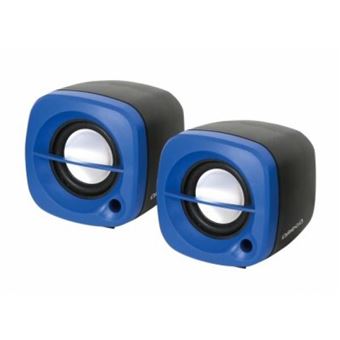 Colunas PC Omega OG15BL 6W 2.0 USB Azul - 1